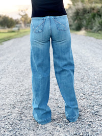 The Ultra High Rise Wide Leg Lawton Jean