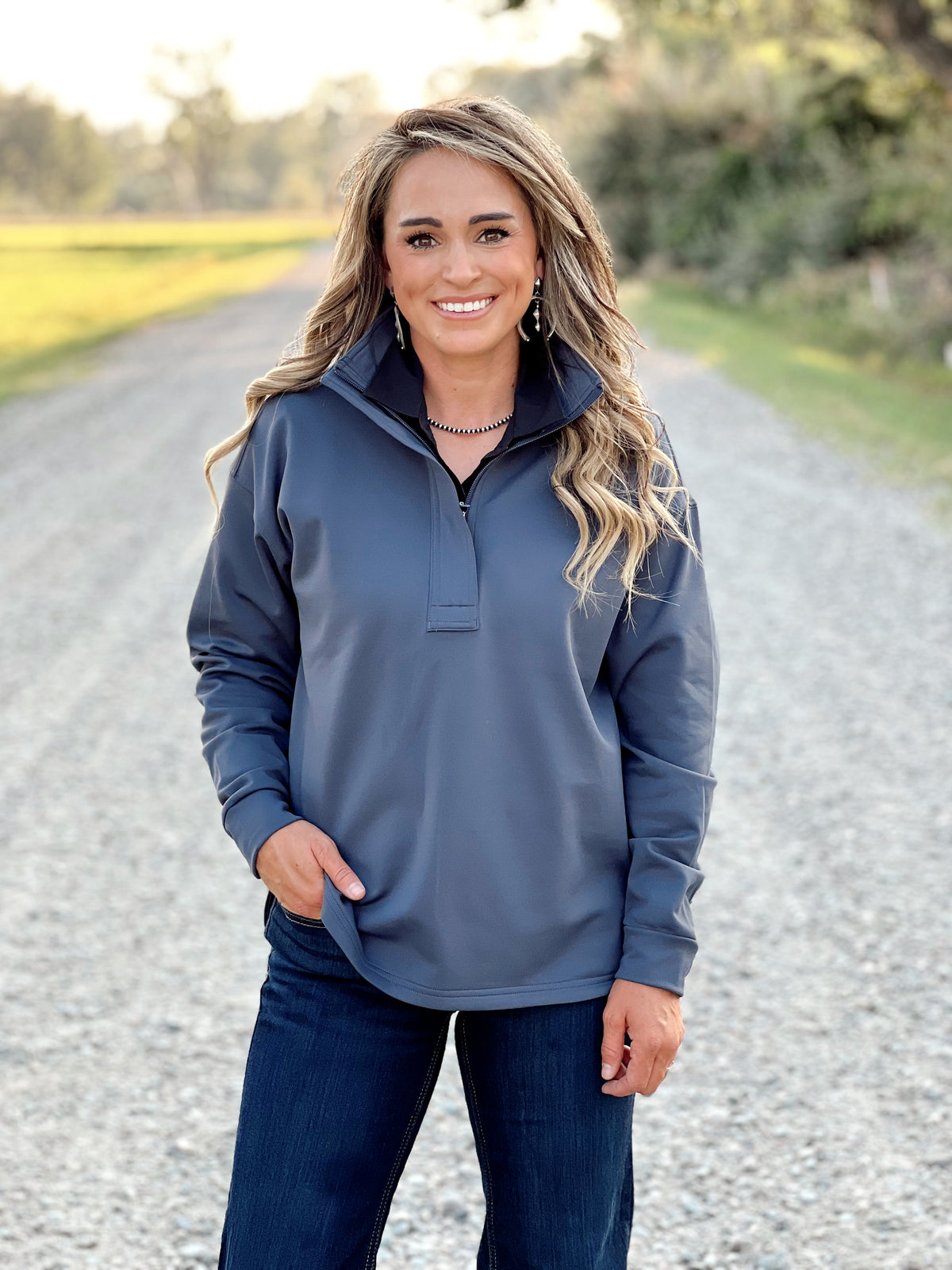 The Hobbs Half Zip Pullover