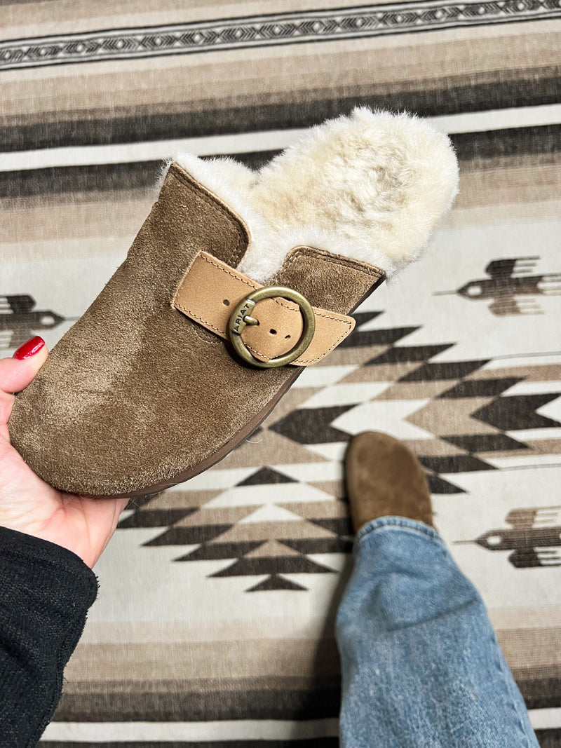 The Sherpa Slip on Mule