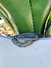 5 Strand Faux Navajo Pearl Bracelet w/ Silver Accents
