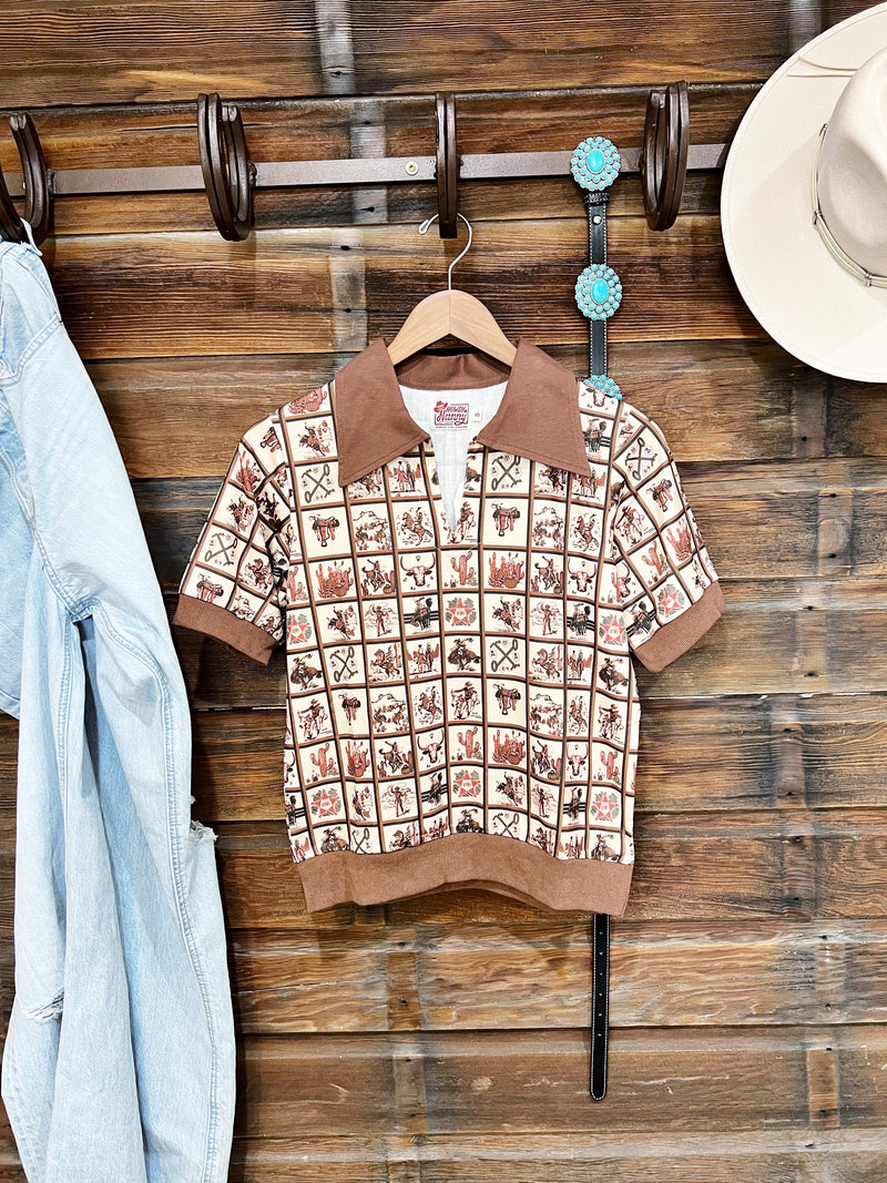 The Western Polo Top