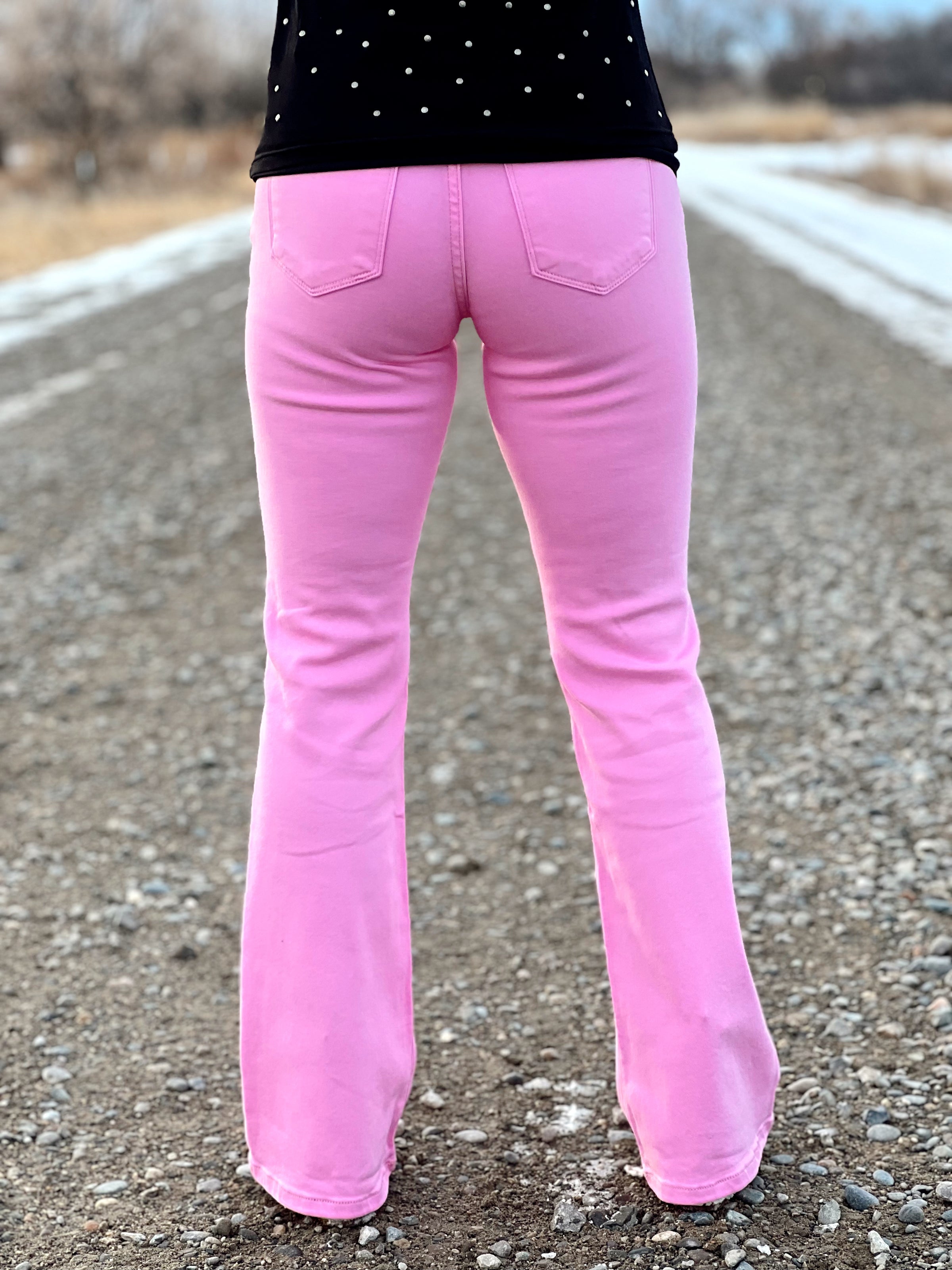 The Pink Denim Jeans
