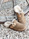 The Sherpa Slip on Mule