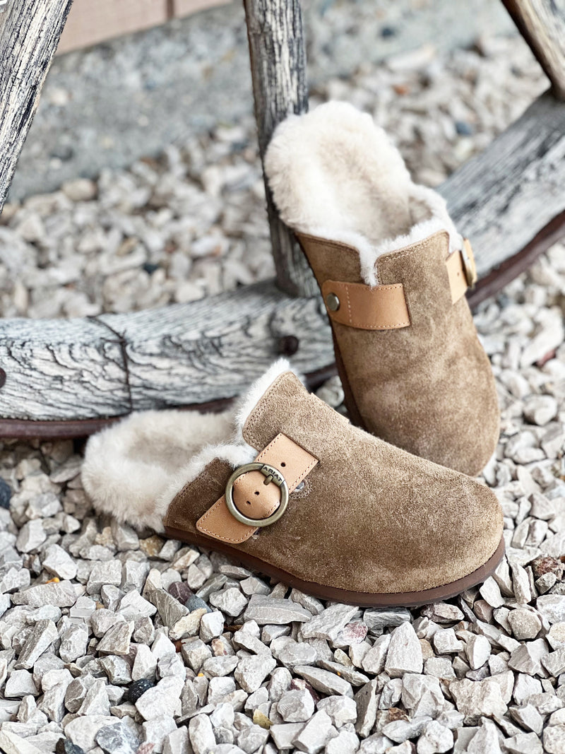 The Sherpa Slip on Mule