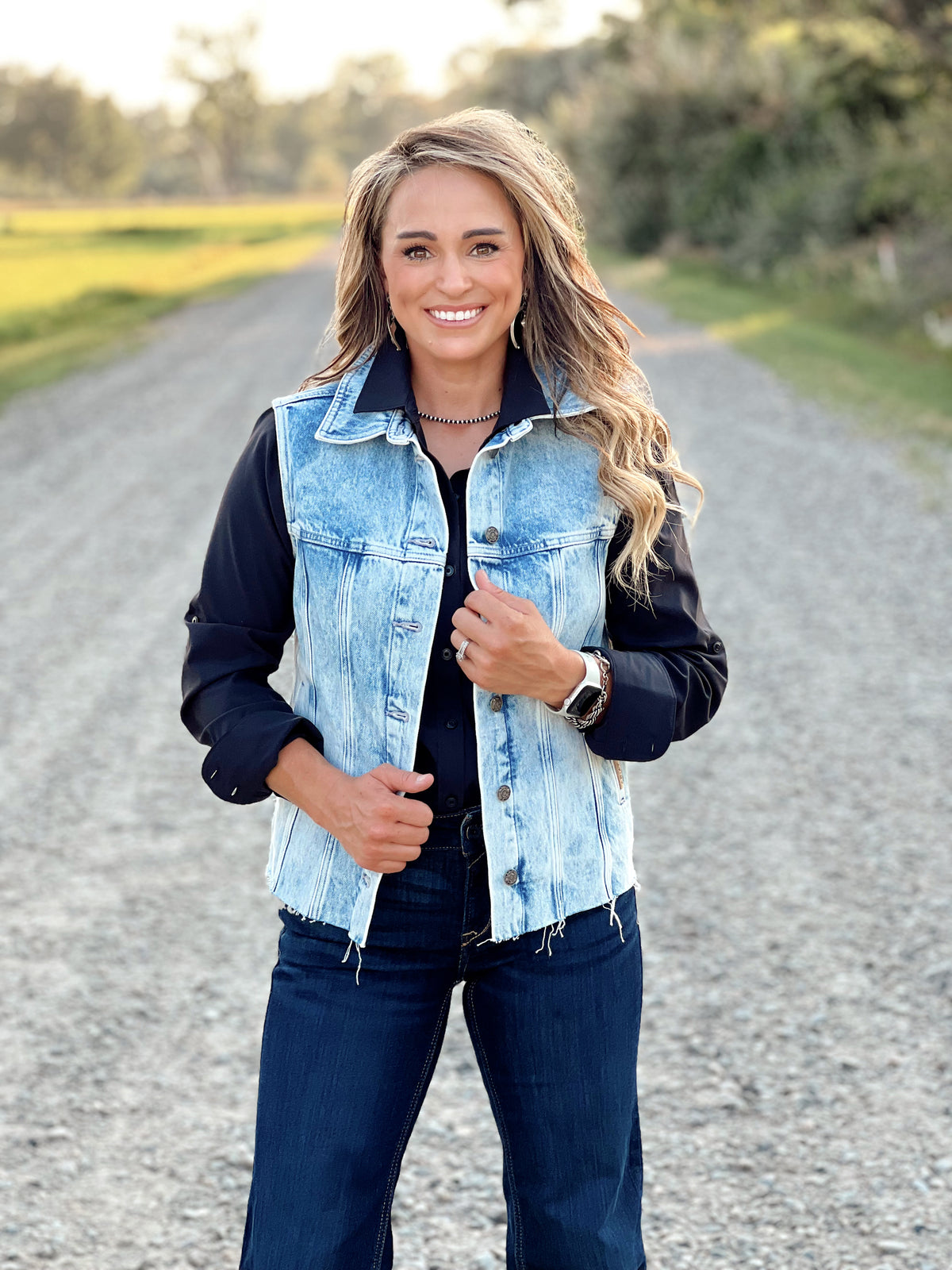 The Stagecoach Denim Vest