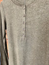 The Classic Henley Top in Forest Green