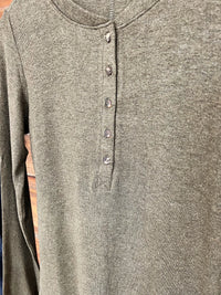 The Classic Henley Top in Forest Green