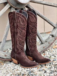 The Laramie Stretch Fit Boot in Espresso