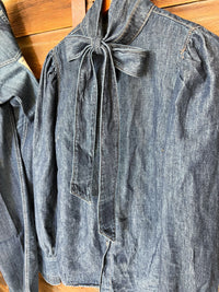 The Bowtie Denim Button Up