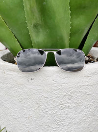 Bex Ranger Sunglasses in Silver and Black