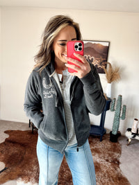 The Zip Up Stitch Sweatshirt