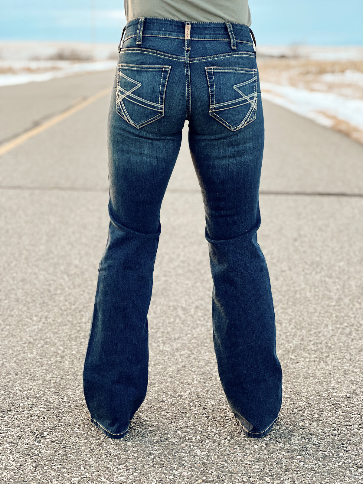 The Sideways Mid Rise Bootcut Jean