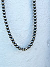 18" Faux Navajo Pearl Beaded Necklace