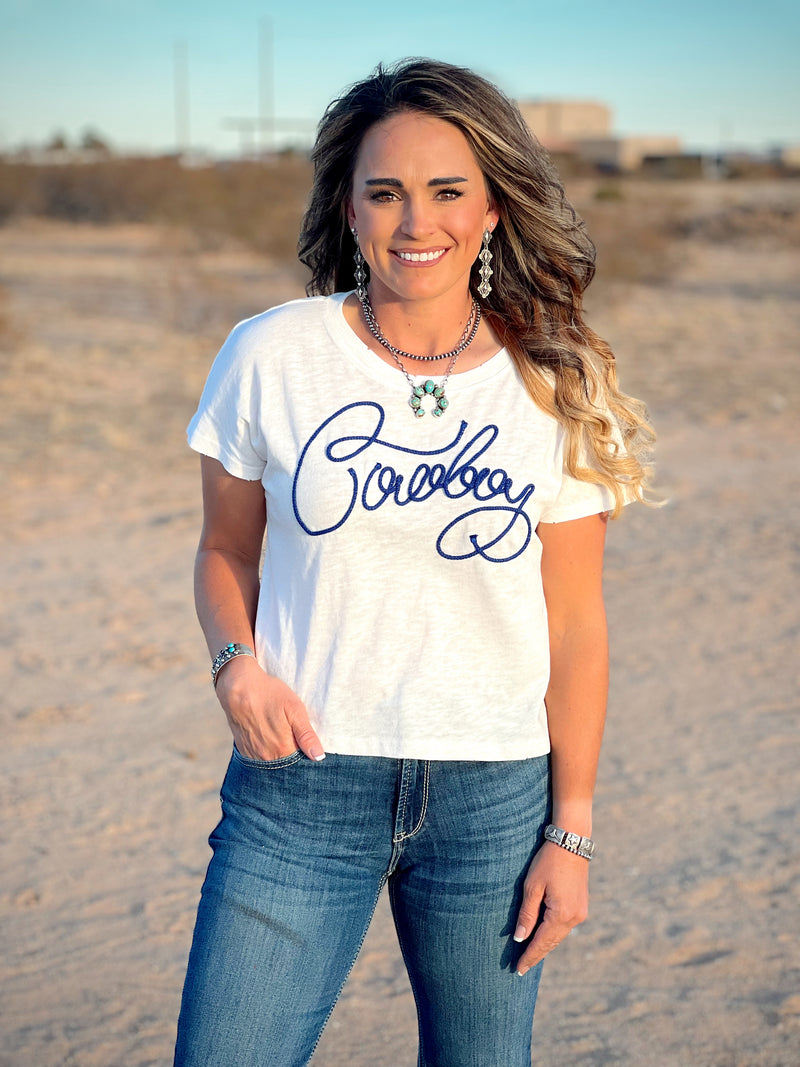 The Cowboy Crop Tee