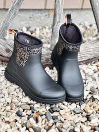 The Leopard Shortie Mud Boot