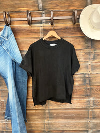 The Knoxville Knit Top in Black