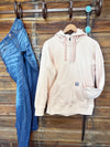 The Oakley 1/2 Zip Hoodie in Blush