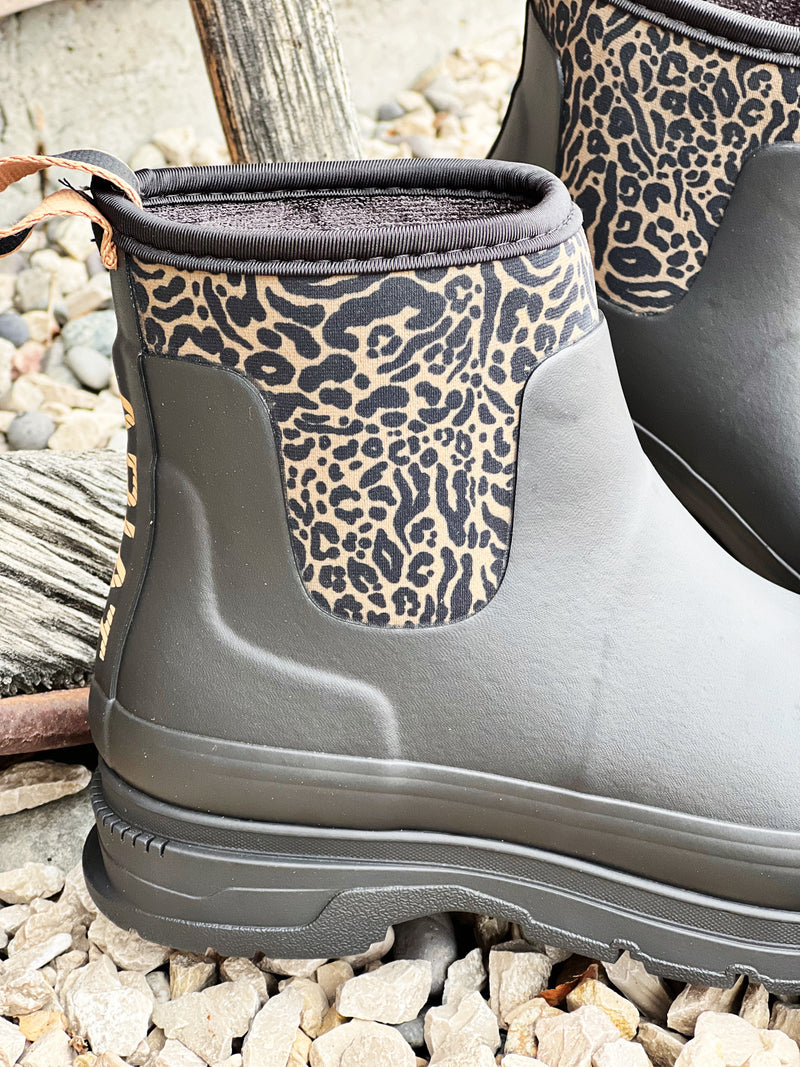 The Leopard Shortie Mud Boot