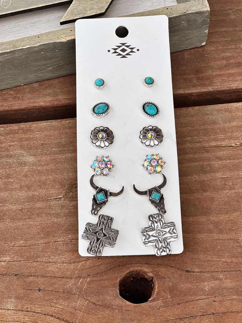 The Silver Earring Set