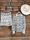 The Paisley Blouse and Skirt Set