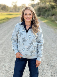 The Wild West Half Zip Pullover