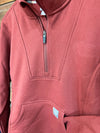 The Rebar Funnel Neck 1/2 Zip Hoodie