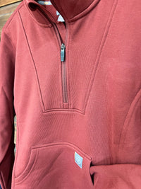 The Rebar Funnel Neck 1/2 Zip Hoodie