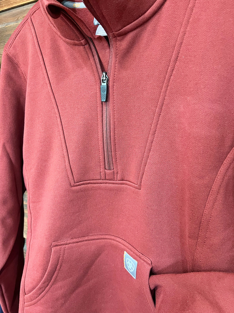 The Rebar Funnel Neck 1/2 Zip Hoodie