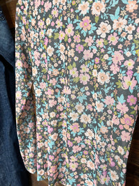 The Fall Florals Mesh Top