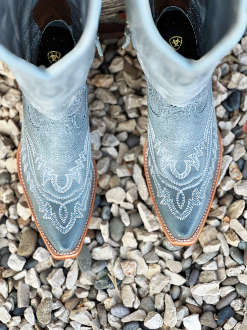 The Casanova Boot in Vintage Denim Blue