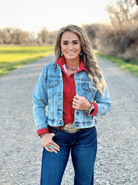 The Boot Stitch Denim Jacket – Follow Your Arrow Montana