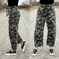 Camouflage Denim Barrel Jean