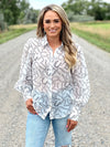 The Horseshoe Mesh Button Up
