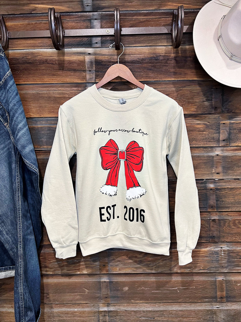 The Follow Your Arrow Holiday Pullover Sweatshirt