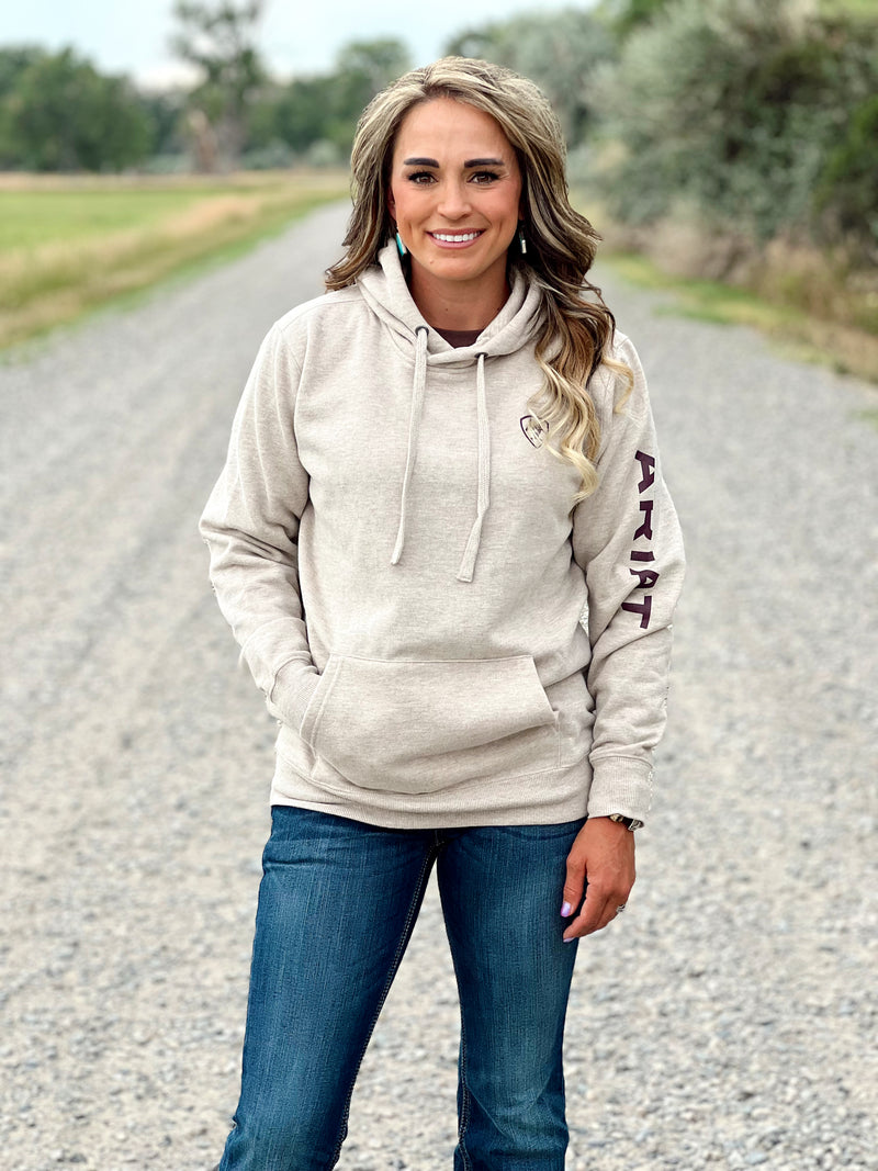 The Auburn Hoodie in Oatmeal