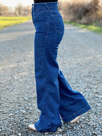 The High Rise Wide Leg Yoke Jean