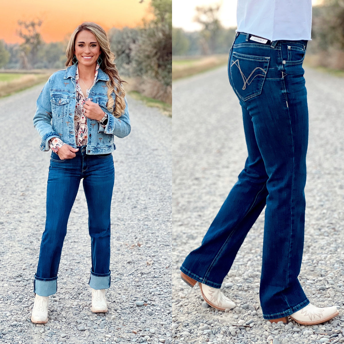 The Wynonna Perfect Rise Straight Leg Jean