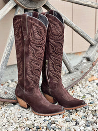 The Laramie Stretch Fit Boot in Espresso