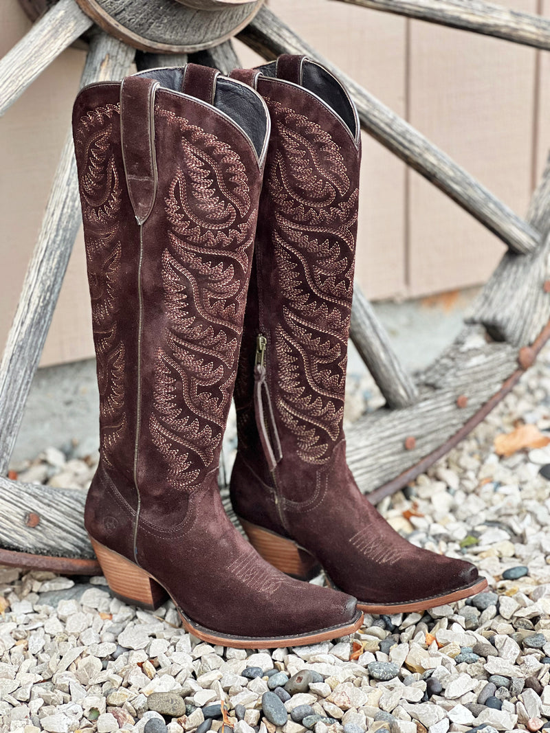 The Laramie Stretch Fit Boot in Espresso