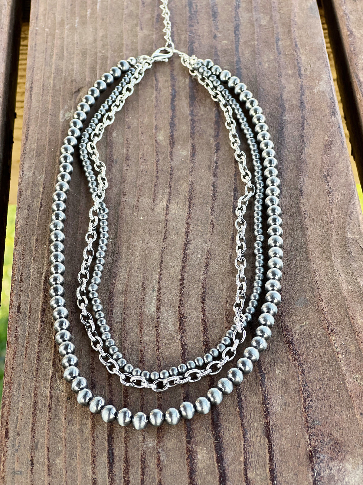 The Multi Strand Navajo Pearl Necklace