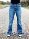 The Tristen Mid Rise Bootcut Jean
