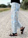The Beachy Stripe Barrel Jean