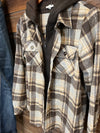 The Plaid Double Hooded Shirt Jacket