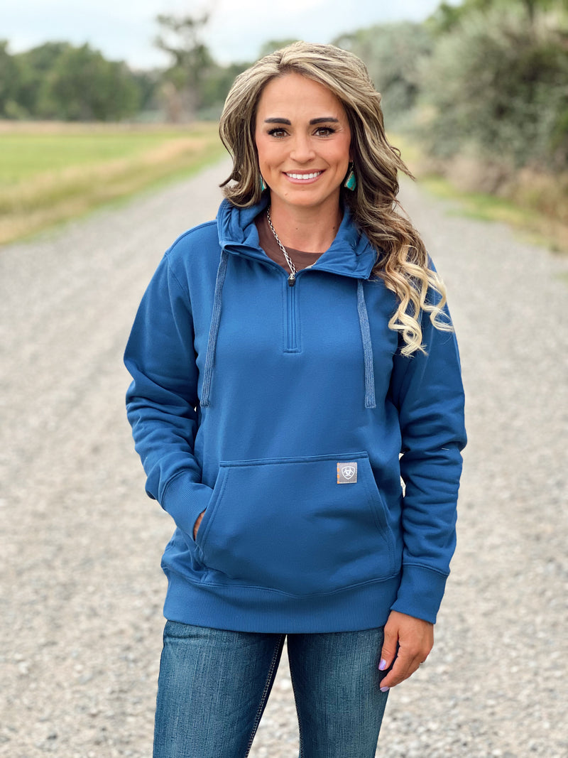 The Oakley 1/2 Zip Hoodie in Navy