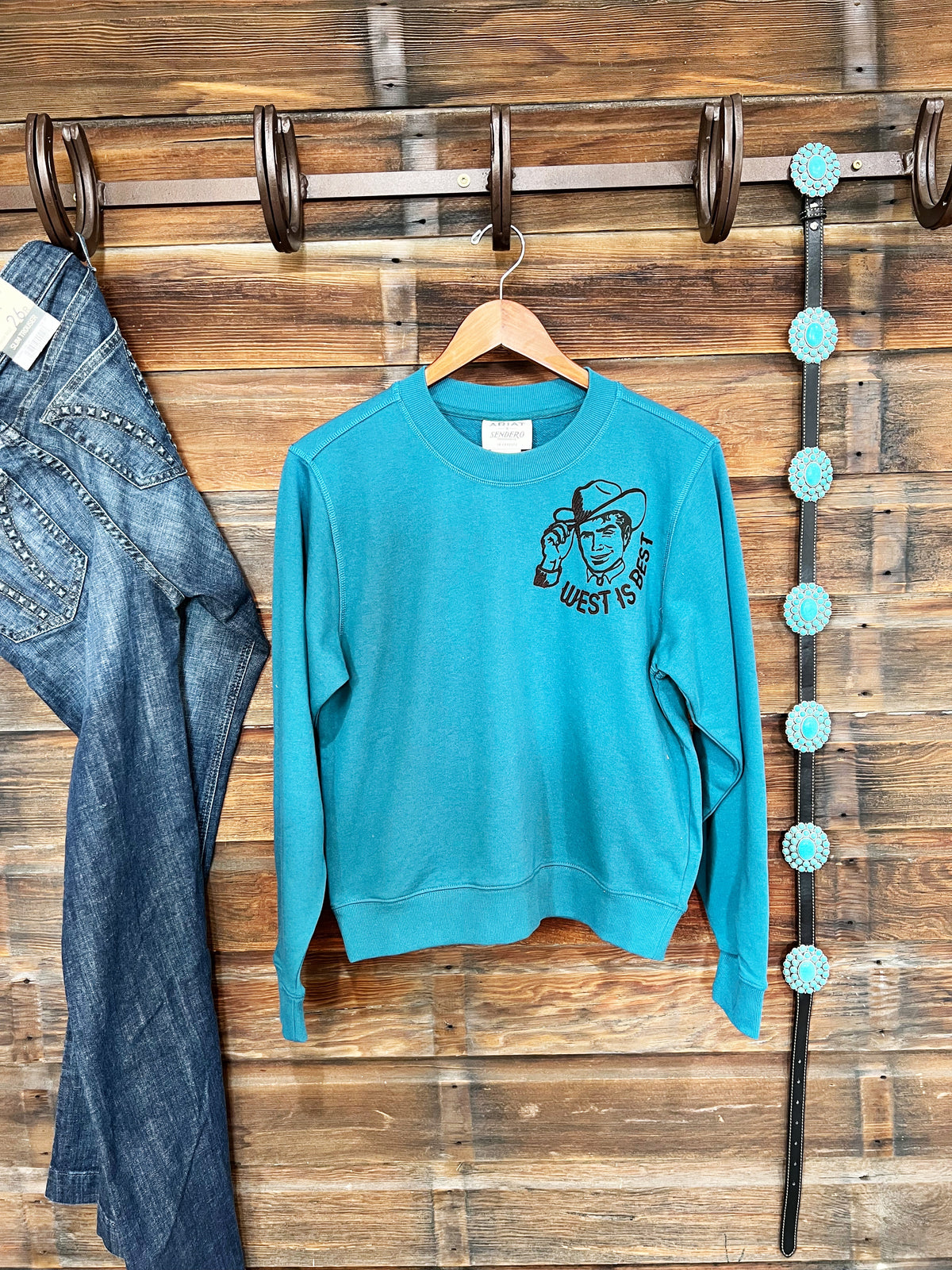 The West is Best Crew Neck Sweatshirt