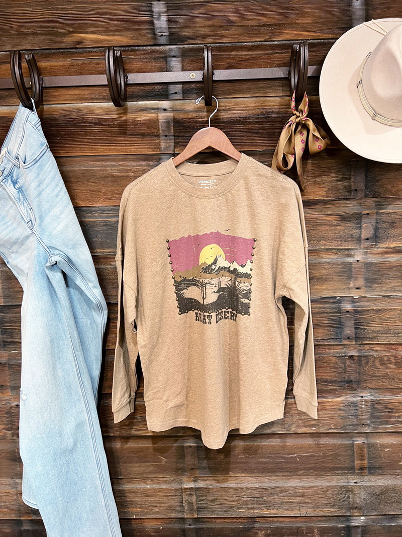 The Ariat Desert Oversized Long Sleeve Tee
