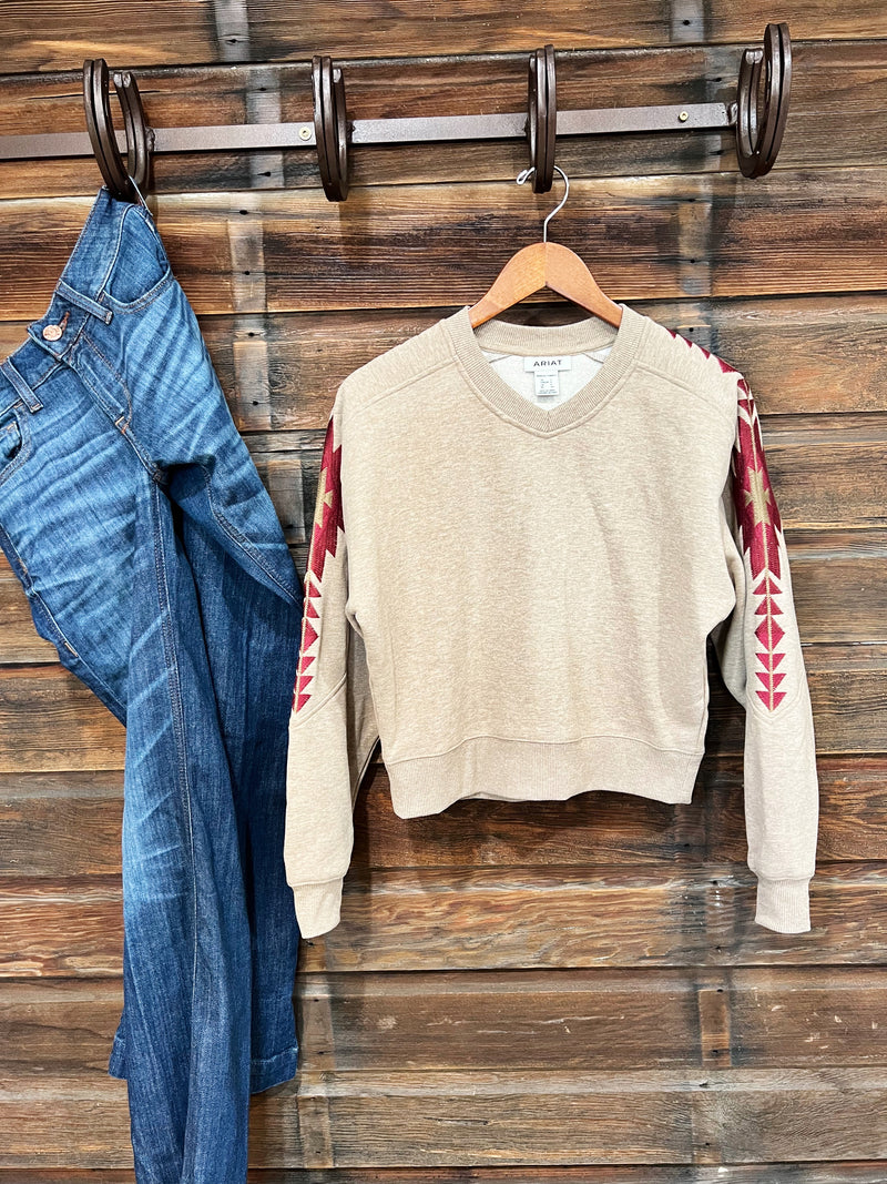 The Sundance V Neck Sweatshirt