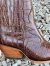 The Jade Boot in Brown Croc