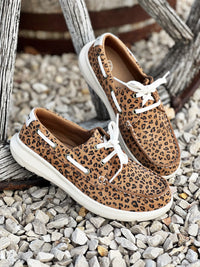 The Hilo Boat Shoe in Leopard