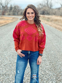 The Pink Aztec Sweater